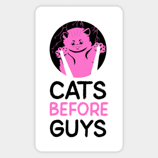 cats before guys Magnet